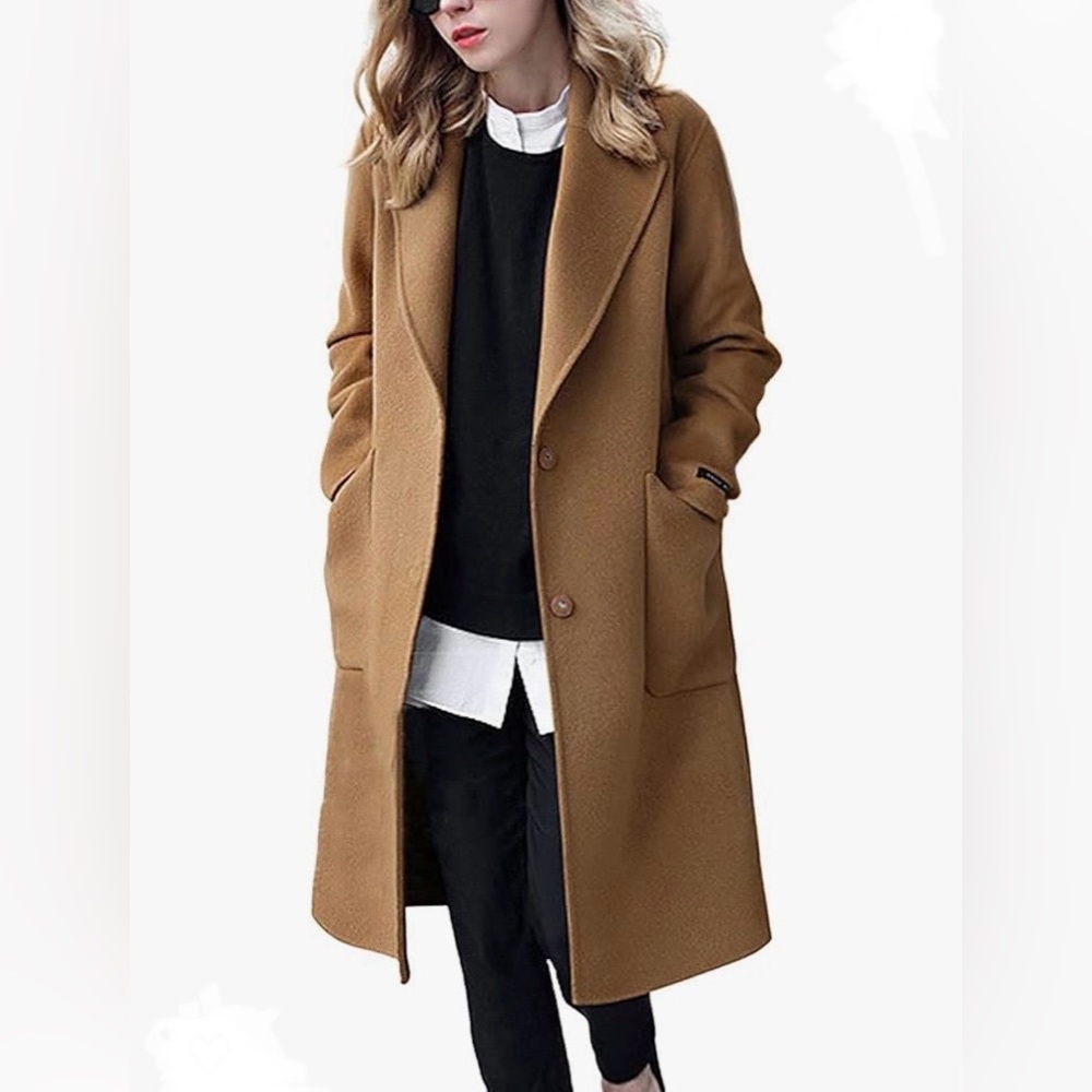 NWT Wool Blend Overcoat